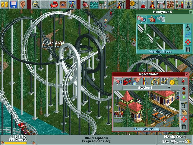 RollerCoaster Tycoon - кадр 11