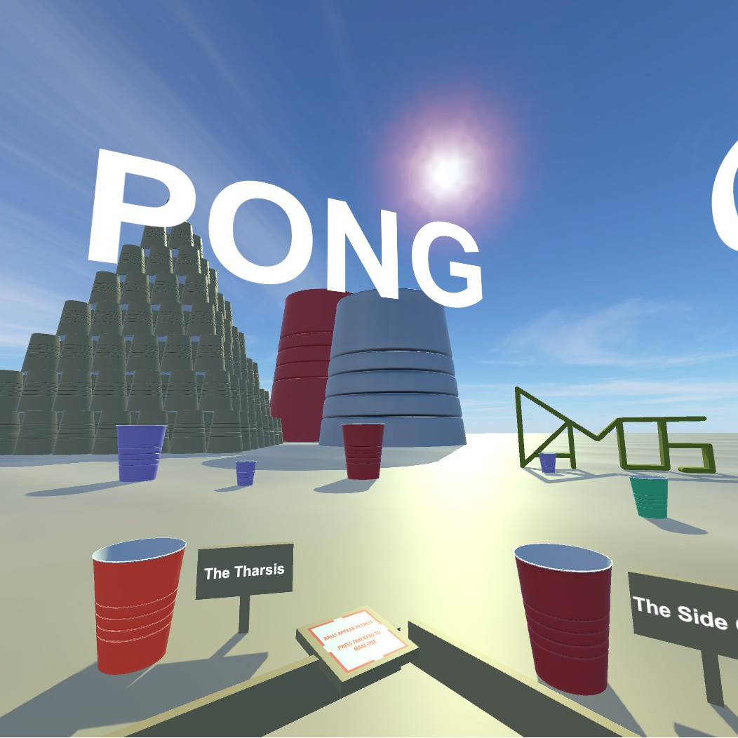HUGE BEER PONG CHALLENGES VR - кадр 4