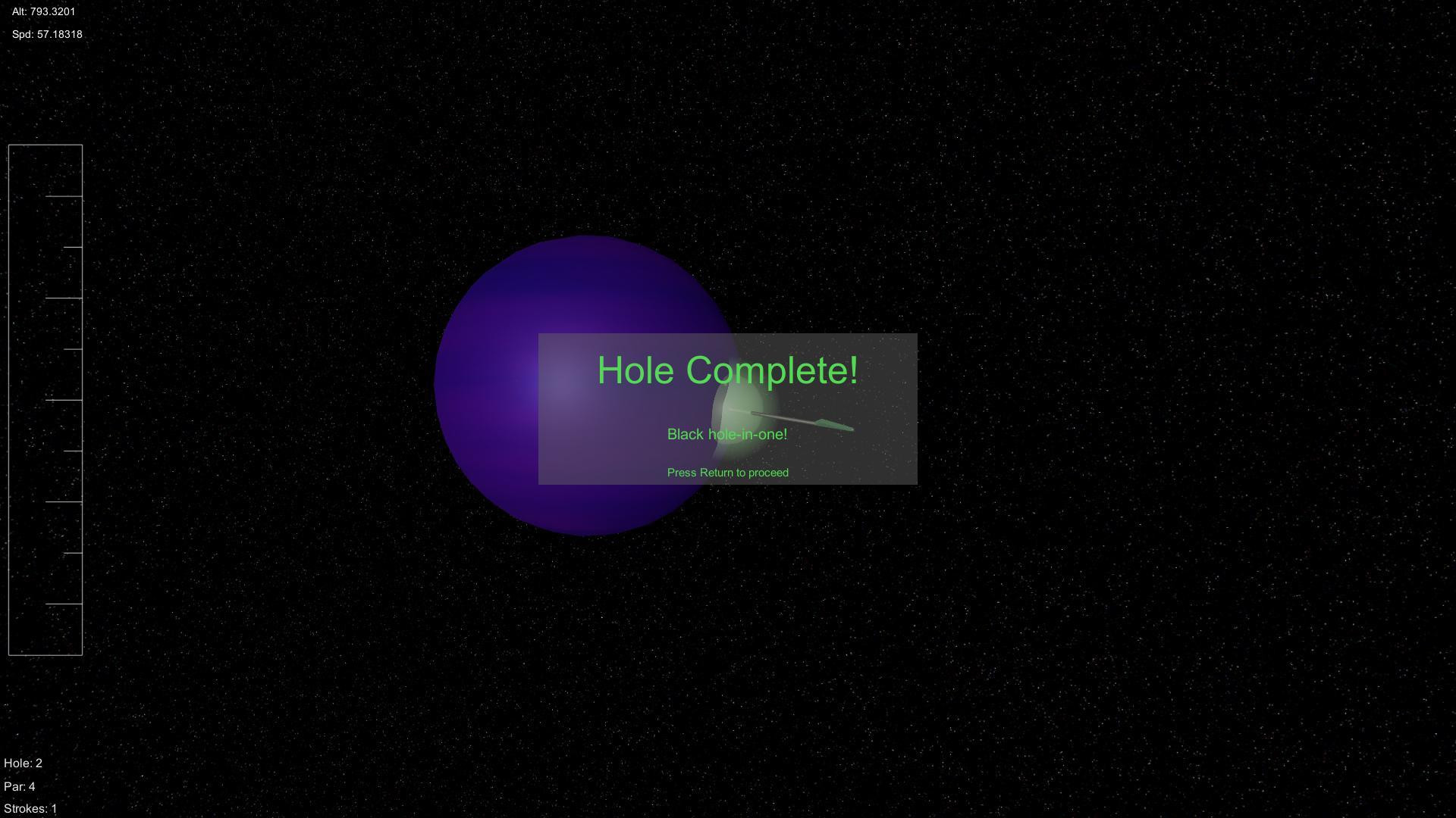Interplanetary Golf (itch) - кадр 1