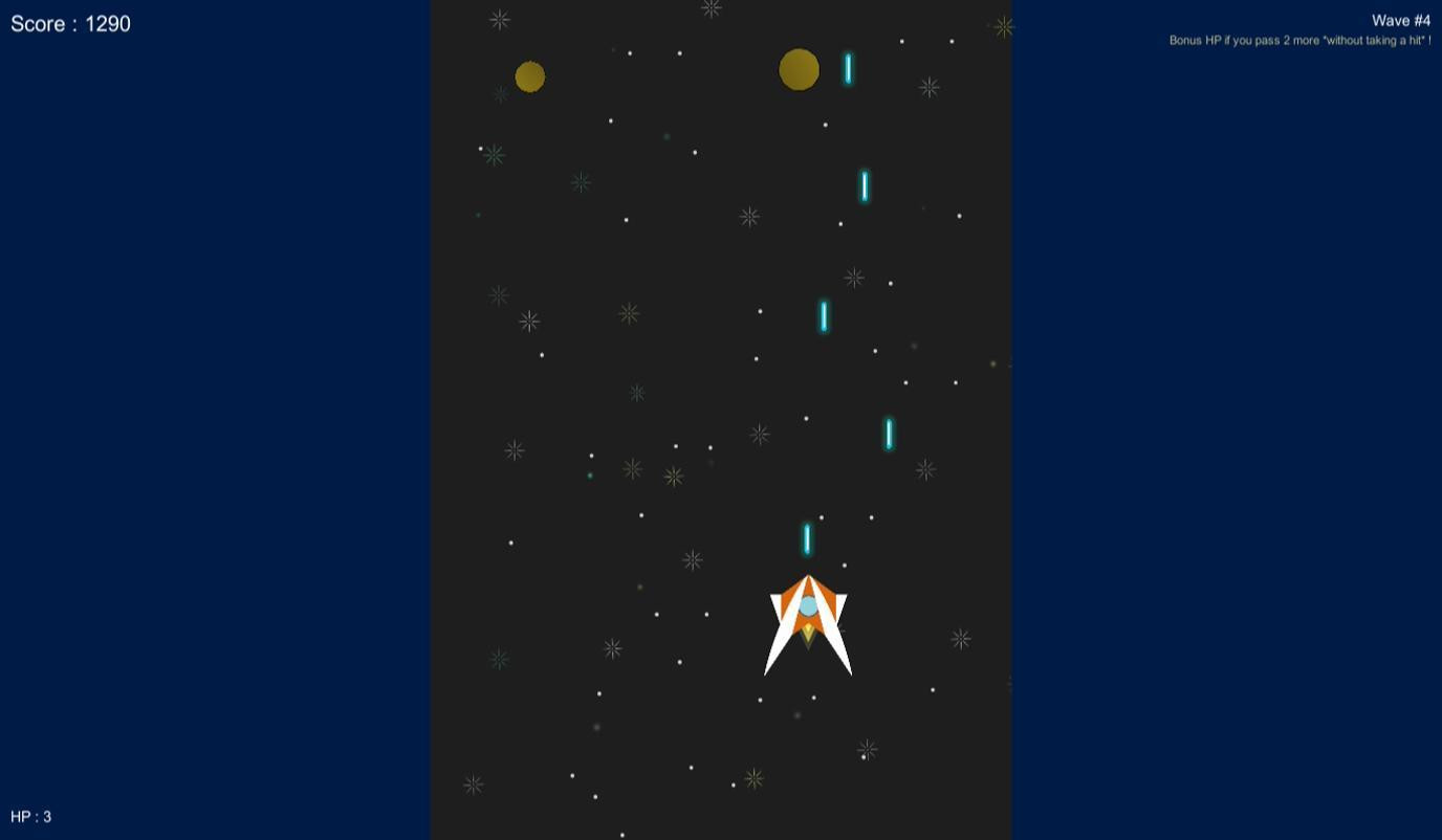 2D Space Shooter thingy - (Not) my first game (itch) - кадр 3