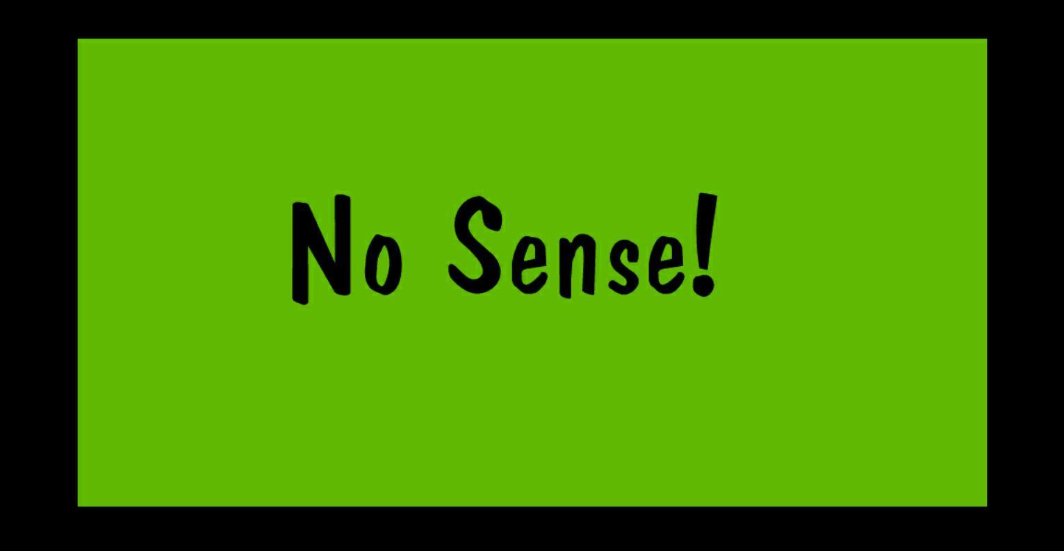 No sense (itch) - кадр 1