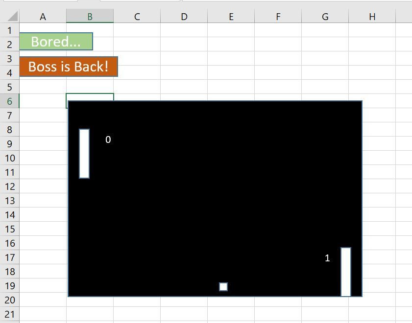 Game A Week 2 - Bored At Work Pong (itch) - кадр 1