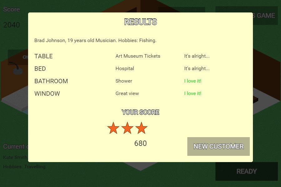 One Hotel Room (itch) - кадр 1