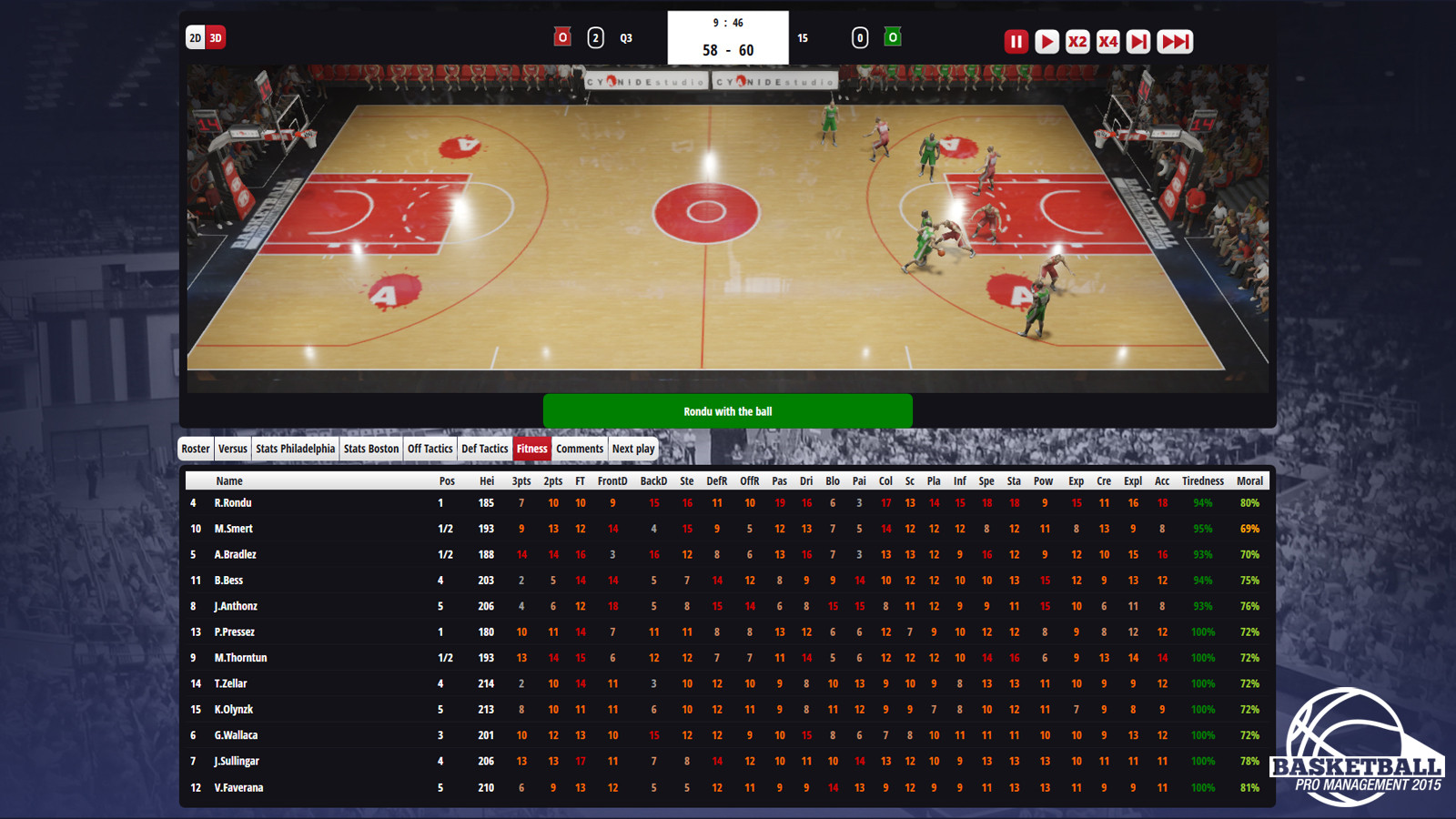 Basketball Pro Management 2015 - кадр 10