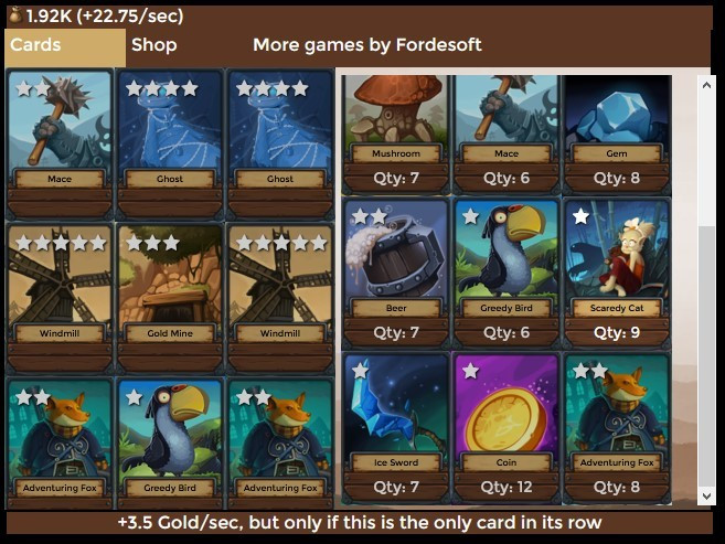 Creature Card Idle (itch) - кадр 2