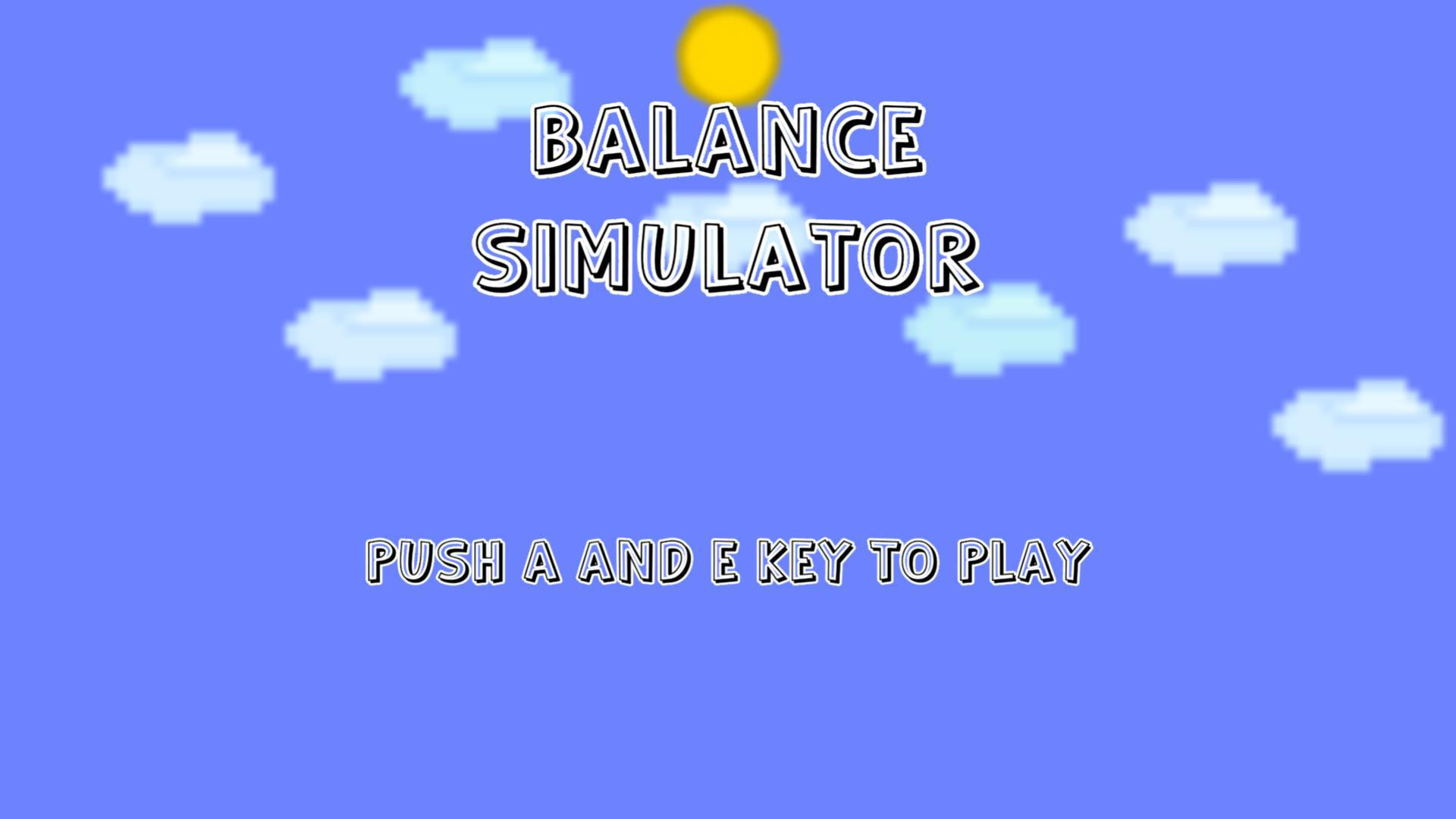 Balance Simulator (itch) - кадр 1