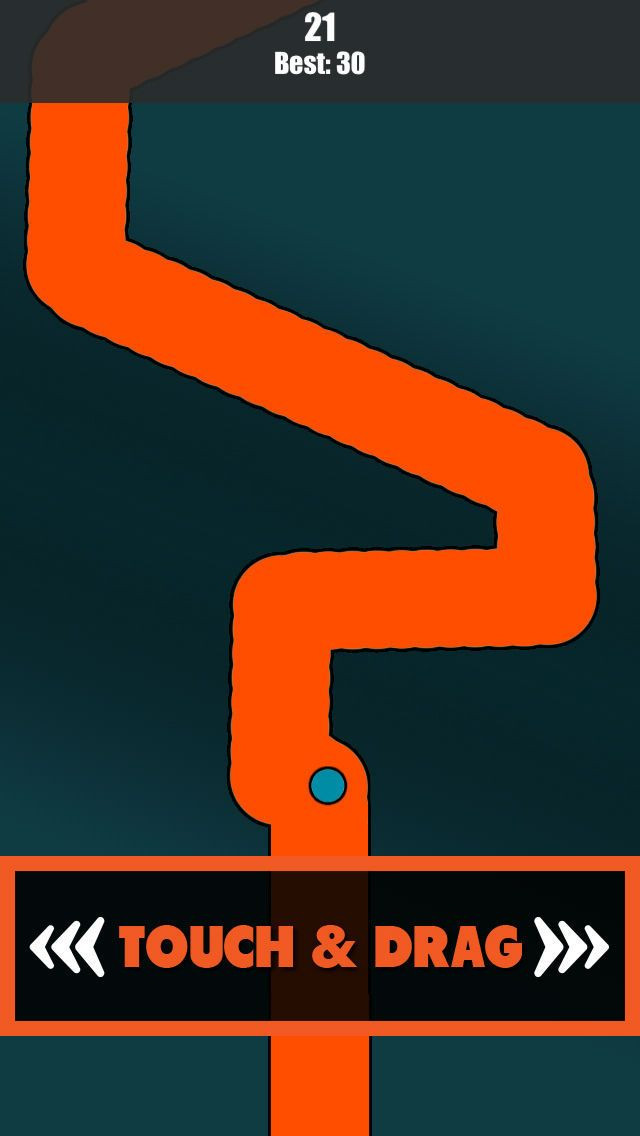 Keep Blue Ball In Orange Line Pro - кадр 4