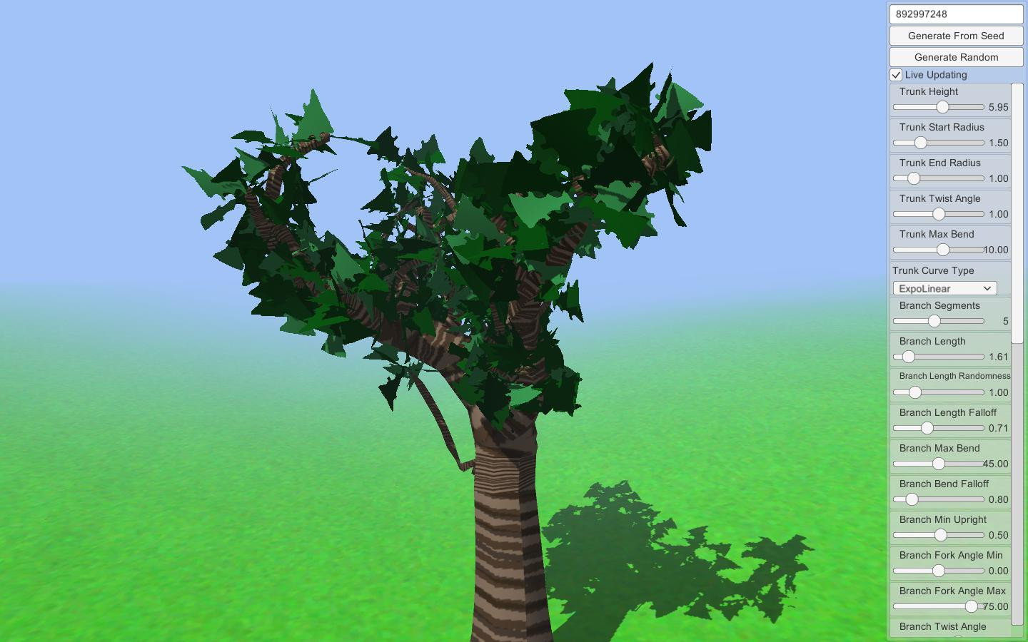 Seussian Procedural Tree Creator (itch) - кадр 2