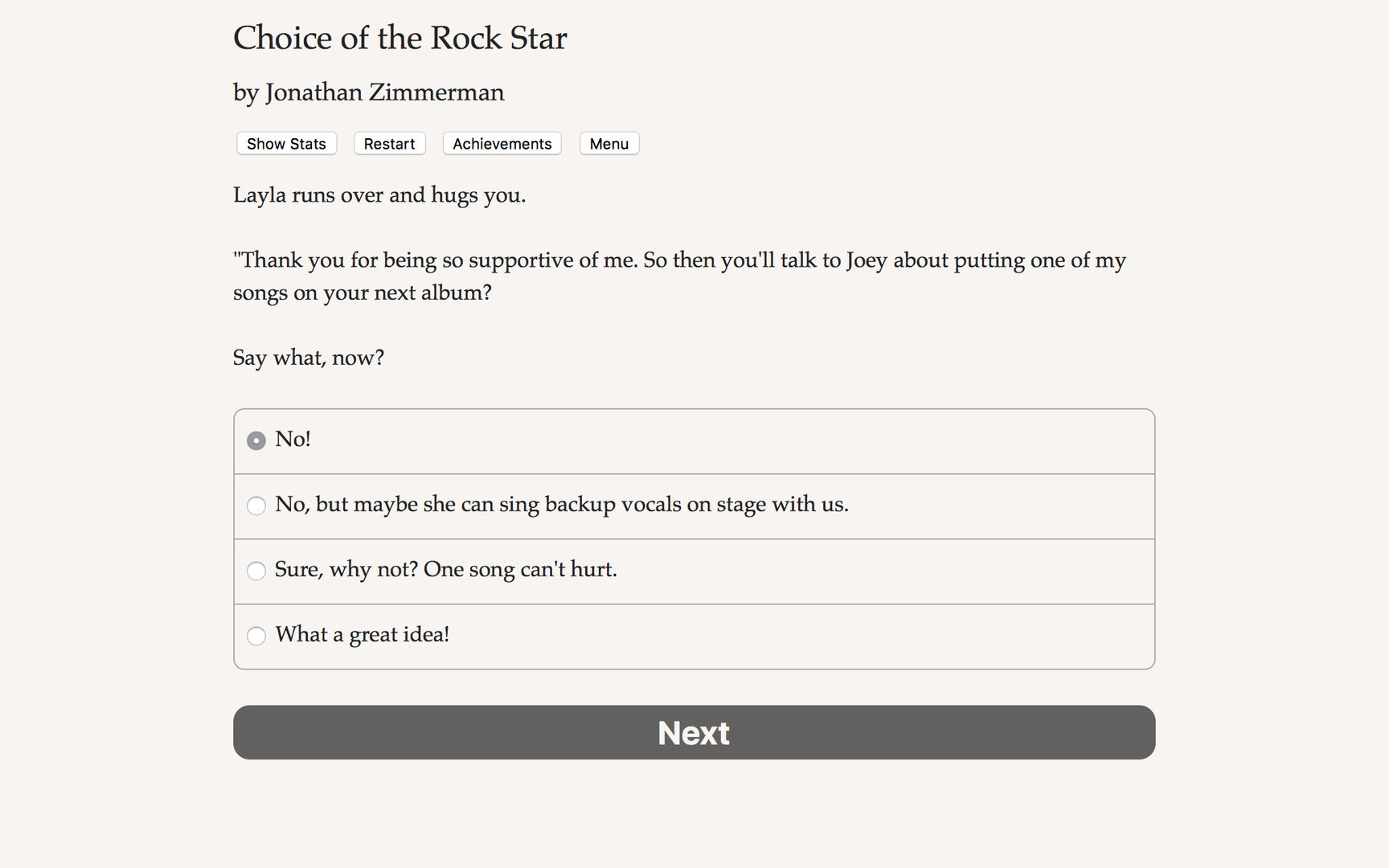 Choice of the Rock Star - кадр 5
