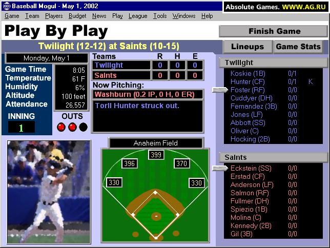Baseball Mogul 2003 - кадр 7