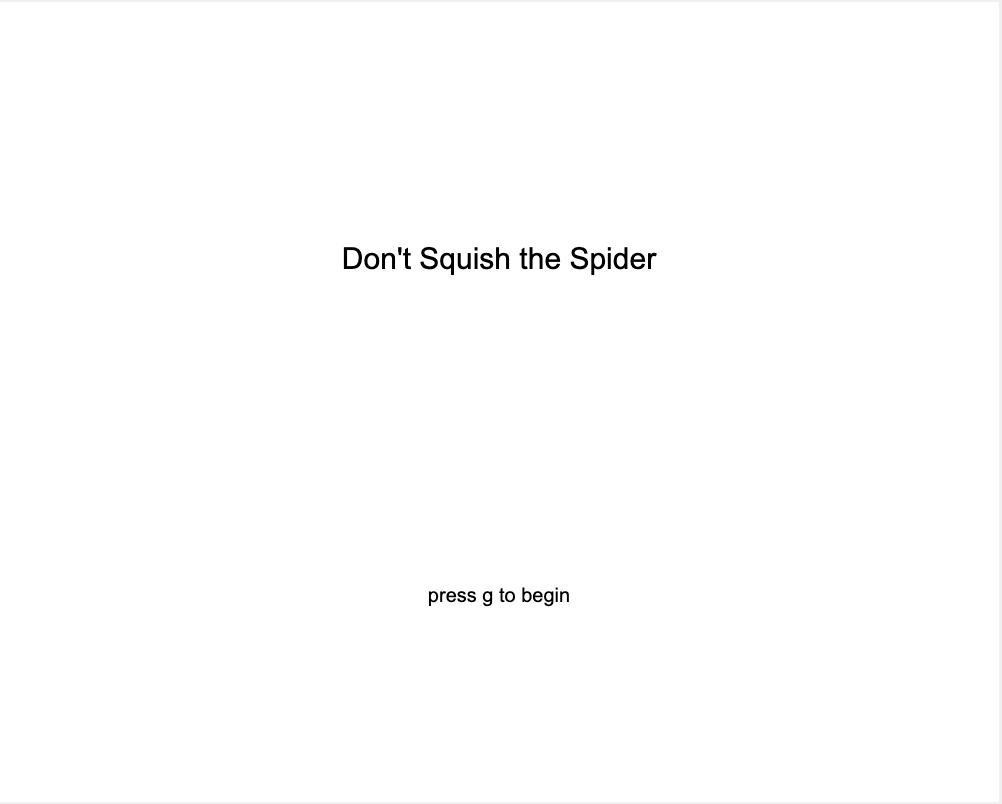 Don't Squish the Spider (Completed) (itch) - кадр 3