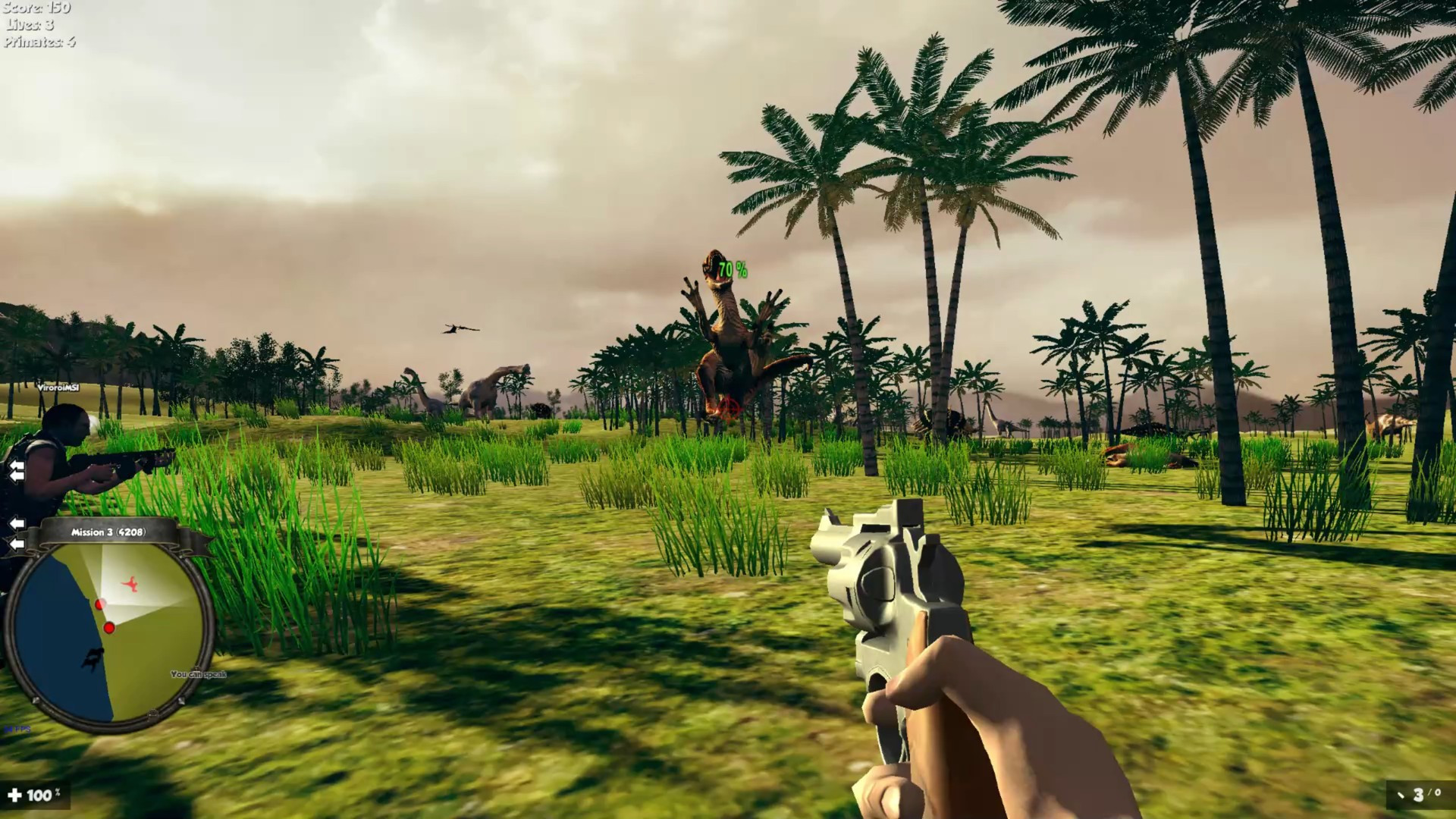 Dinosaur Hunting Patrol 3D Multiplayer Online - кадр 4