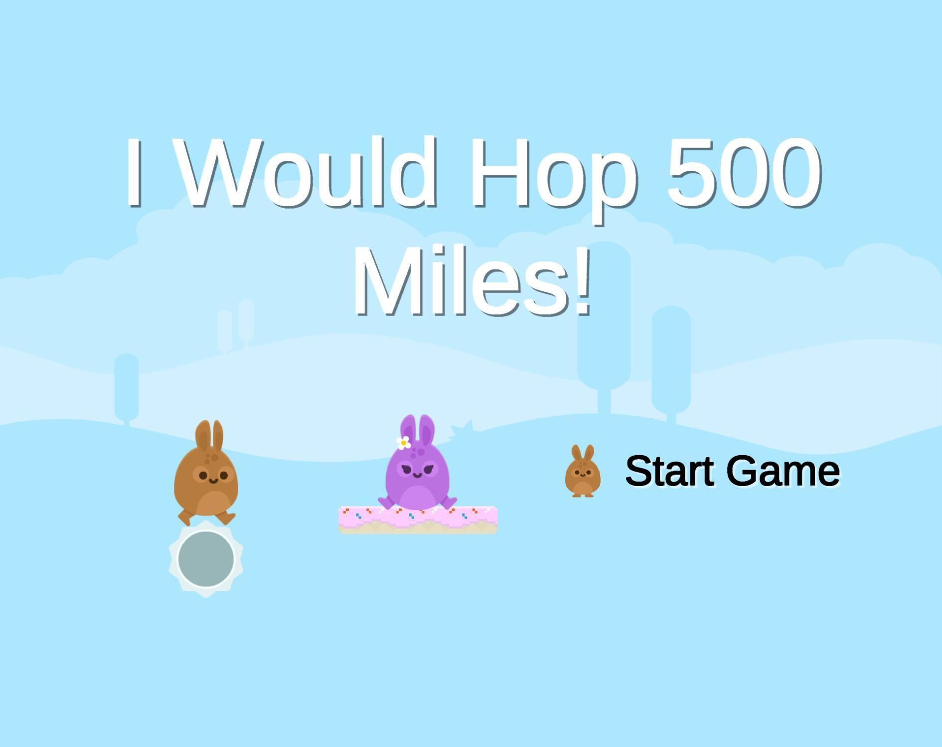 I Would Hop 500 Miles! (itch) - кадр 1