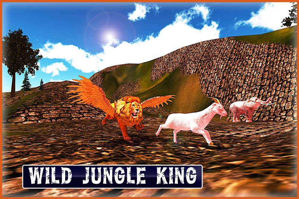 Flying Lion - Wild Simulator (itch) - кадр 4