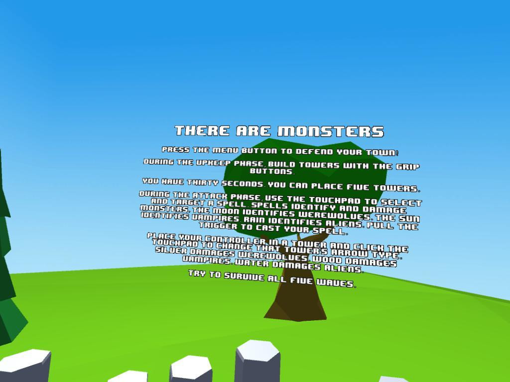 There Are Monsters (HTC Vive) (itch) - кадр 5