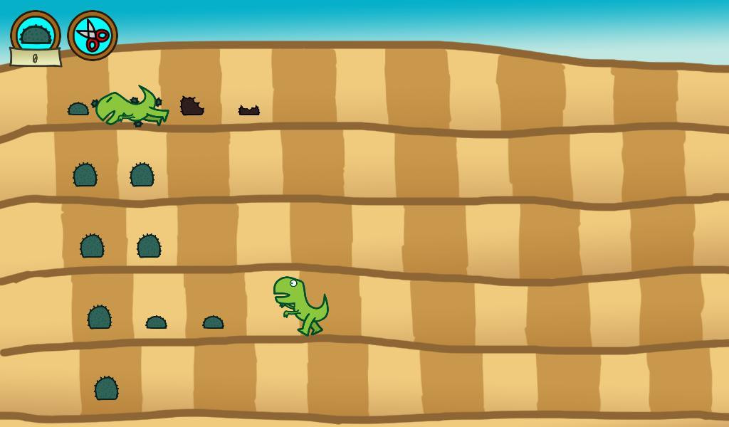 Cactus vs. Dinosaurs (Godot Wild Jam #6) (itch) - кадр 1