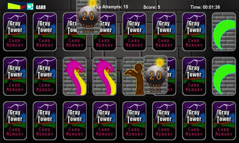 Gray Tower Card Memory (itch) - кадр 3