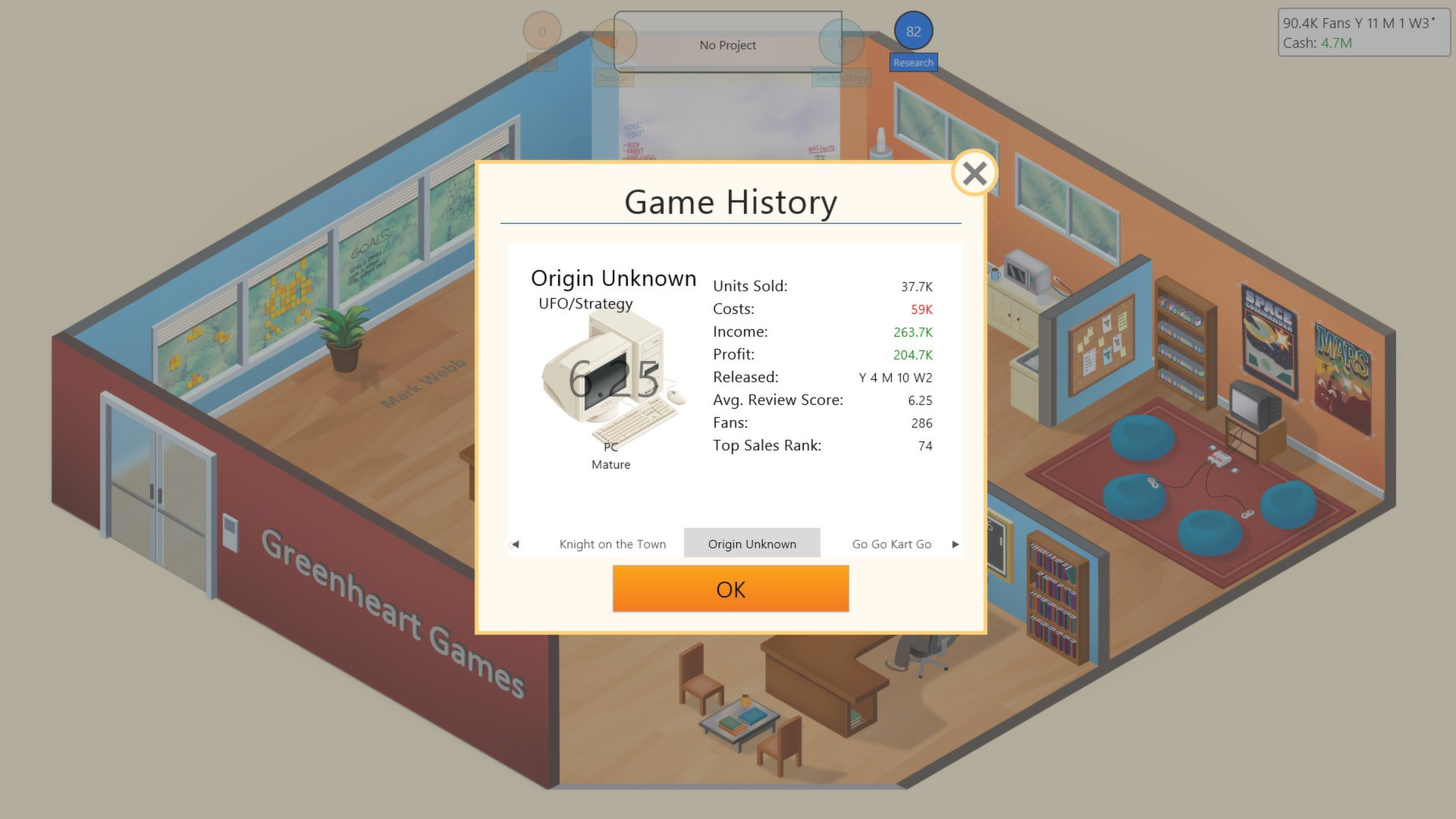 Game Dev Tycoon - обзоры и оценки игры, даты выхода DLC, трейлеры, описание