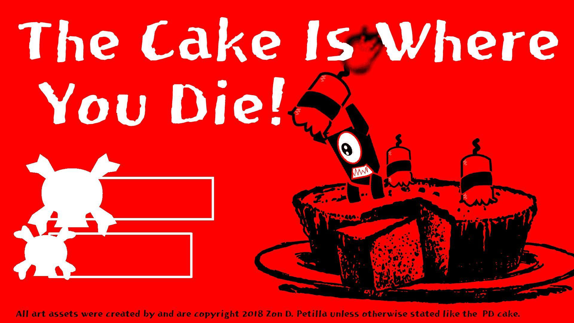 GGJ2018: The Cake Is Where You Die! (itch) - кадр 1