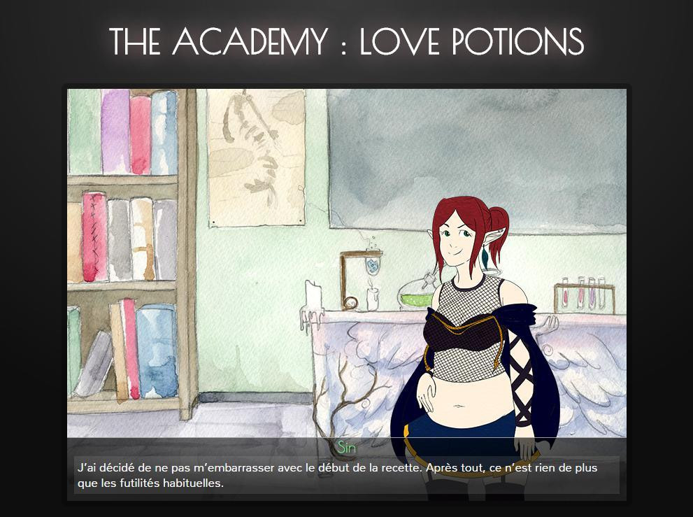 The Academy: Love Potions (FR) (itch) - кадр 3