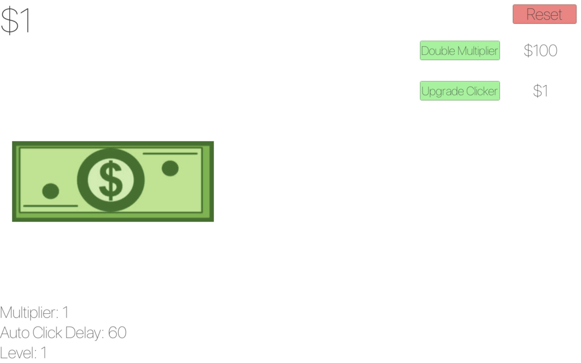 Cash Clicker (itch) - кадр 1