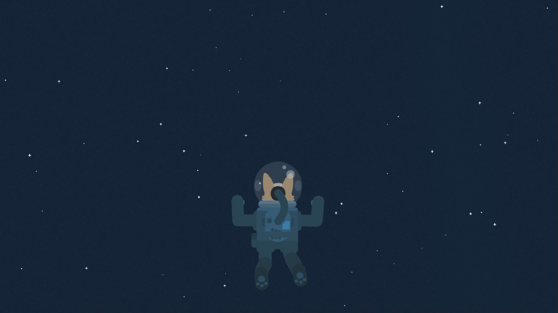 lonely dog lost in space (itch) - кадр 1