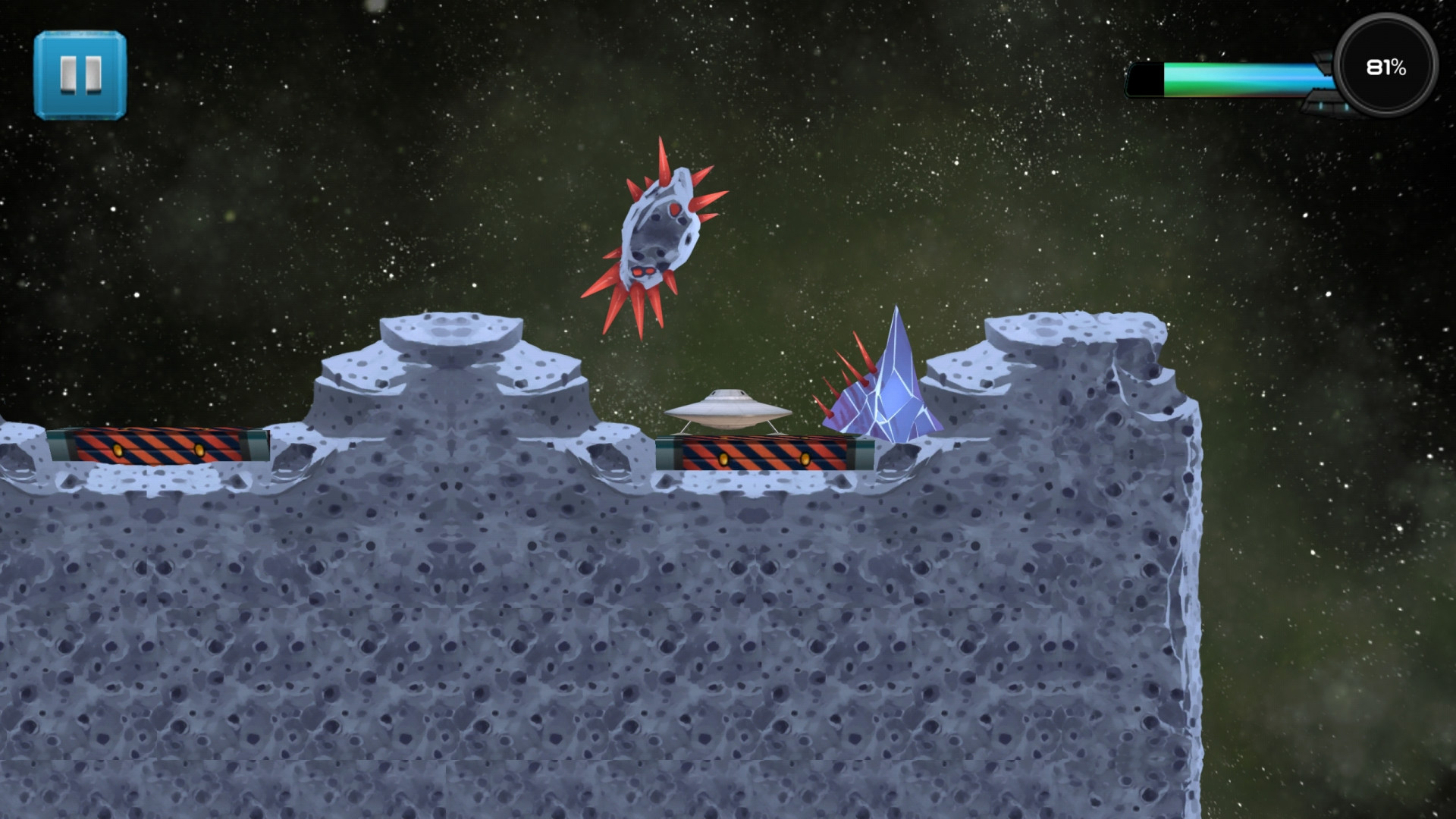 UFO Lander - lunar lander mission - explore cosmos (itch) - кадр 14