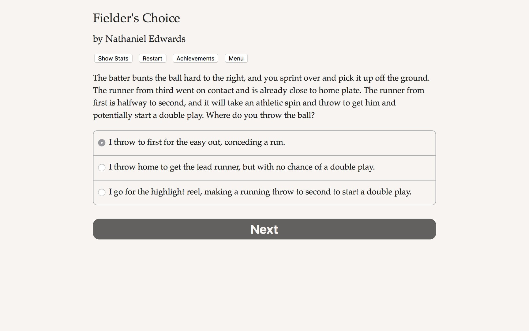 The Fielder's Choice - кадр 4