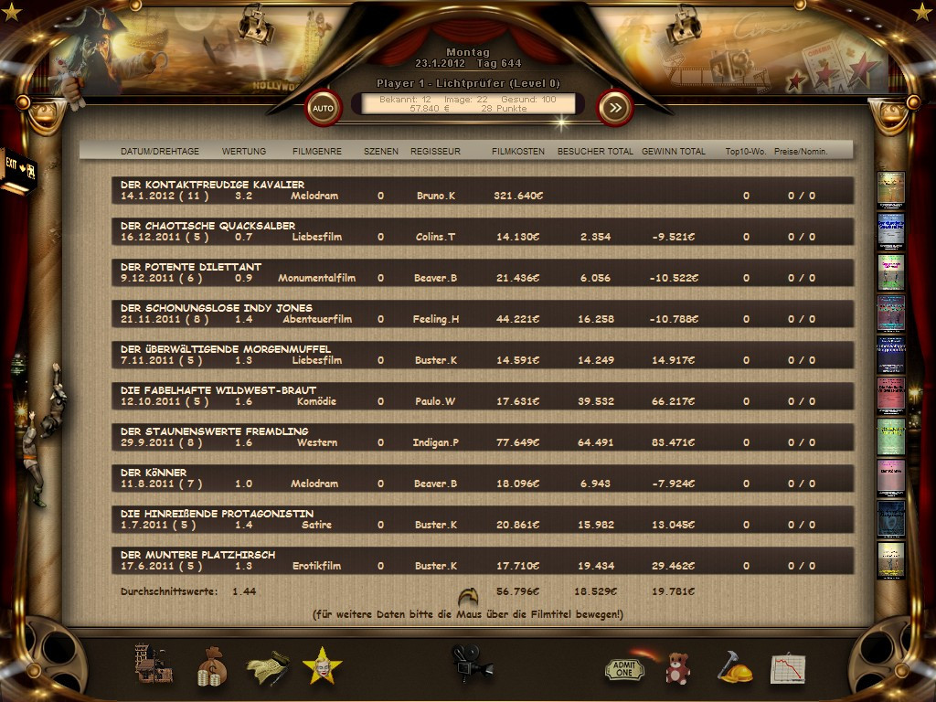 World of Cinema - Movie Tycoon - кадр 5