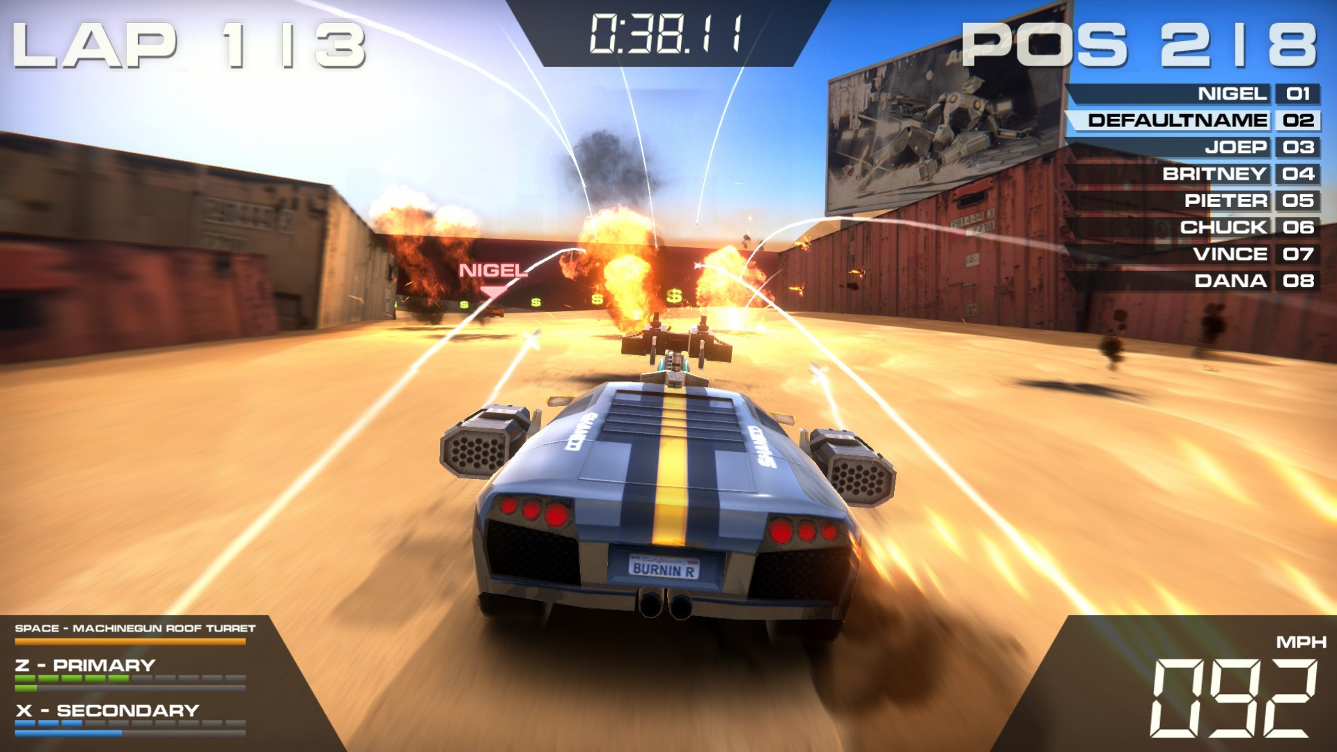 Burnin' Rubber 5 HD (itch) - кадр 5