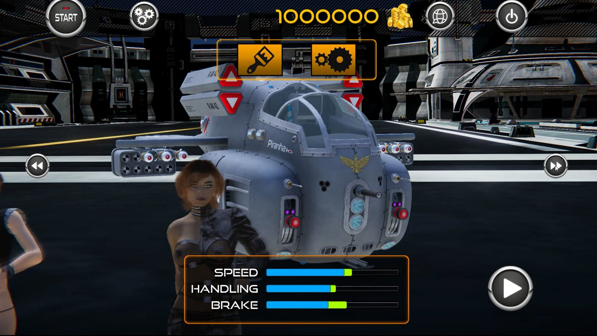 Sci-fi sexy racer - кадр 15