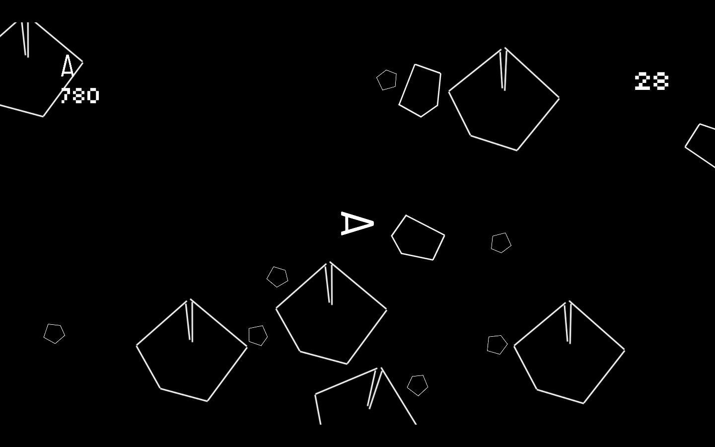 Asteroids Zero-Edition (itch) - кадр 4