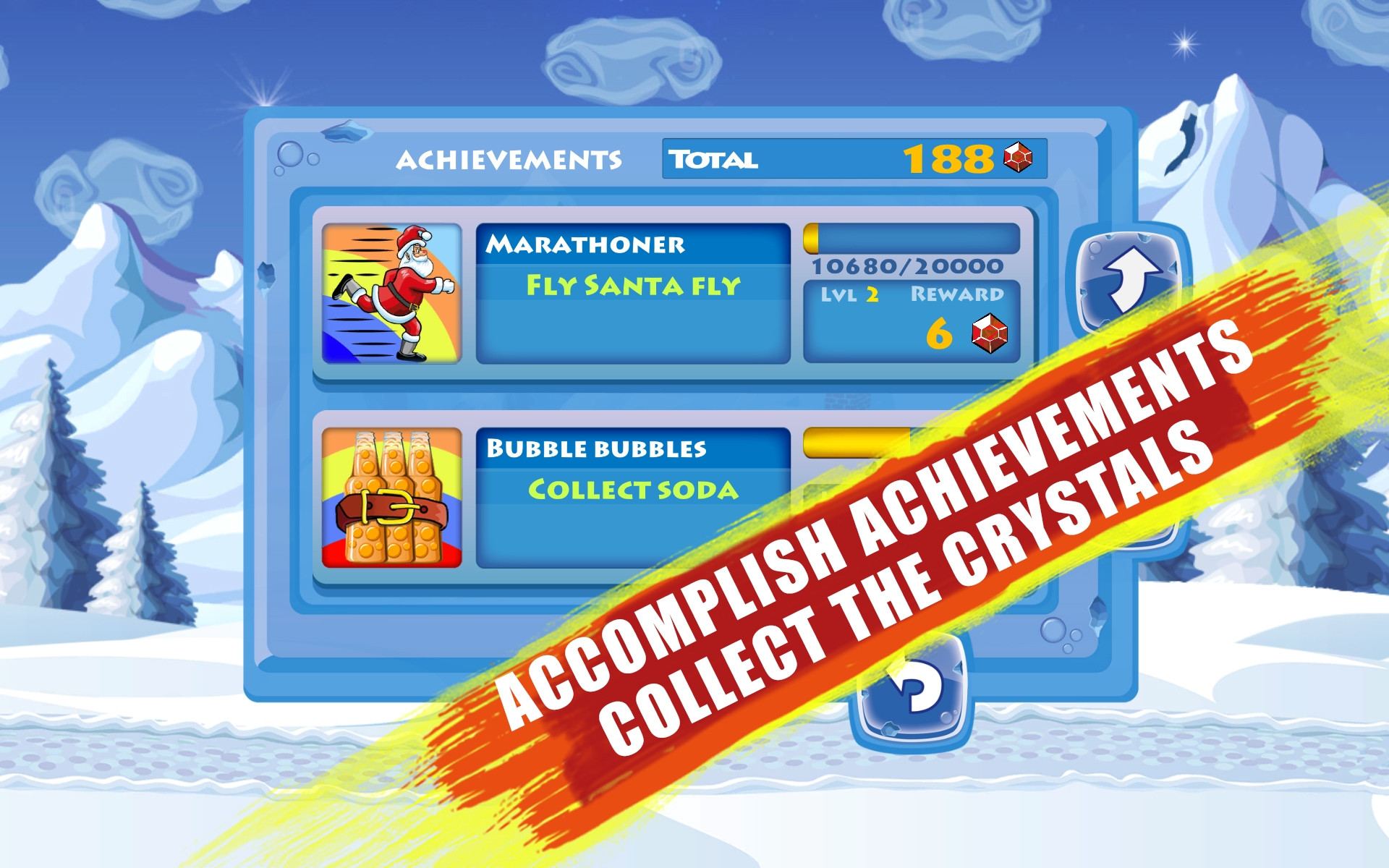 Santa Claus & Soda Racing game Christmas adventure (itch) - кадр 4