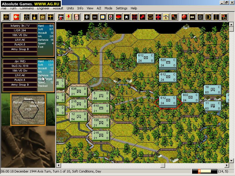 Panzer Campaigns: Bulge '44 - кадр 4