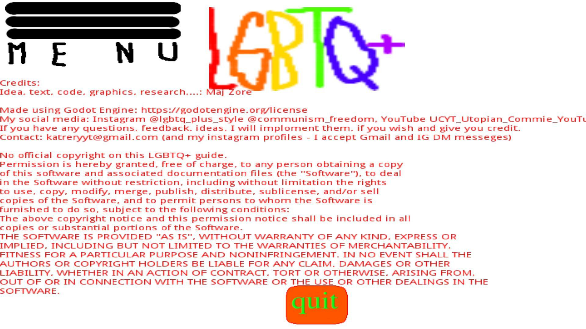 LGBTQ+ guide (itch) - кадр 4