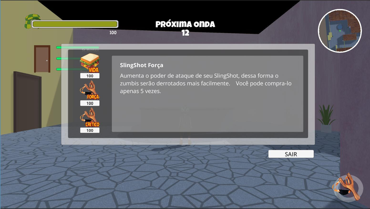 Chaves vs Zumbi (itch) - кадр 3