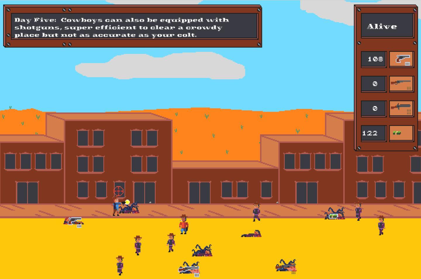 Cowboys vs Aliens (itch) - кадр 3