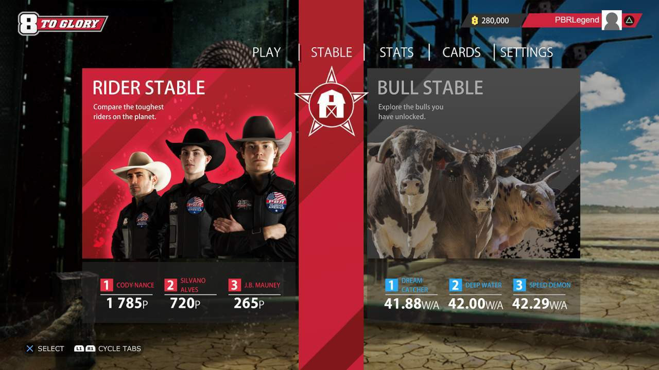 8 To Glory - The Official Game of the PBR - кадр 7
