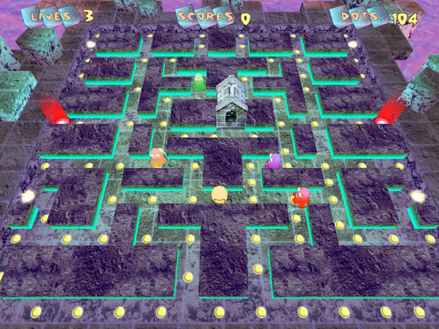 Pac-Manic Worlds 3D - кадр 1