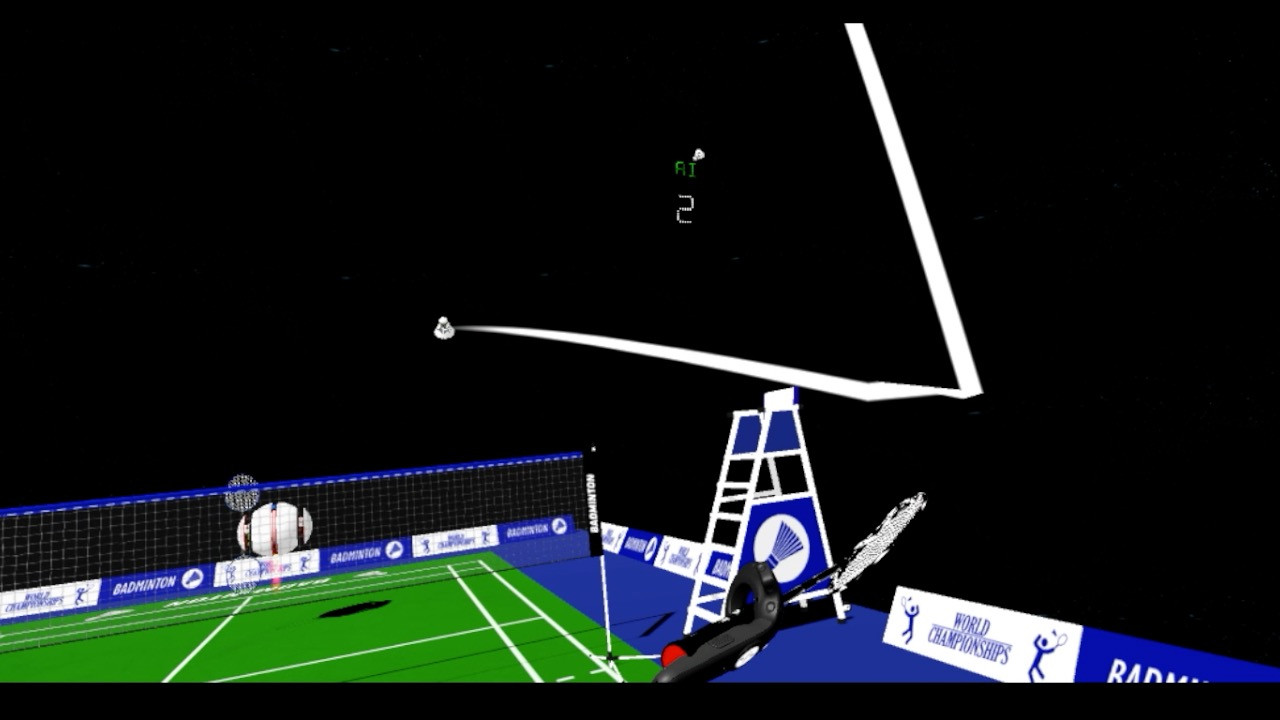 Space Badminton VR - кадр 2
