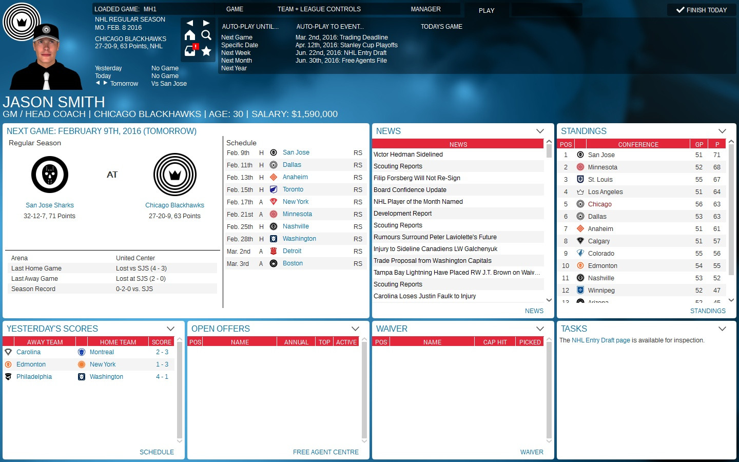 Franchise Hockey Manager 2 - кадр 9
