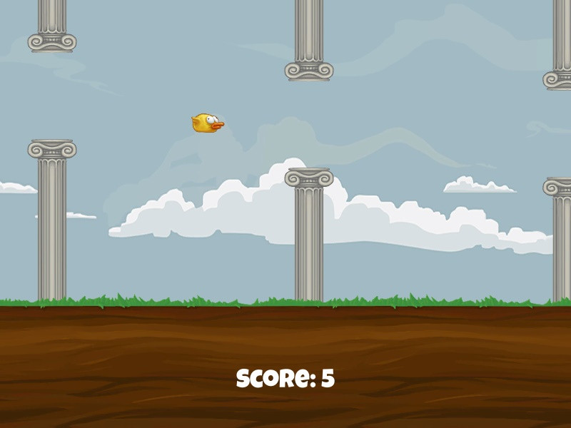 Flappy Bird Example (itch) - кадр 4