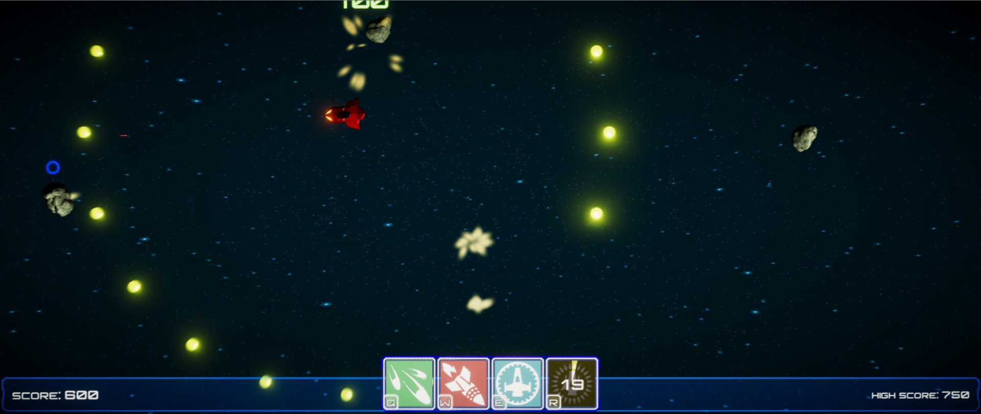 Asteroids (itch) (NickBalanda) - кадр 2