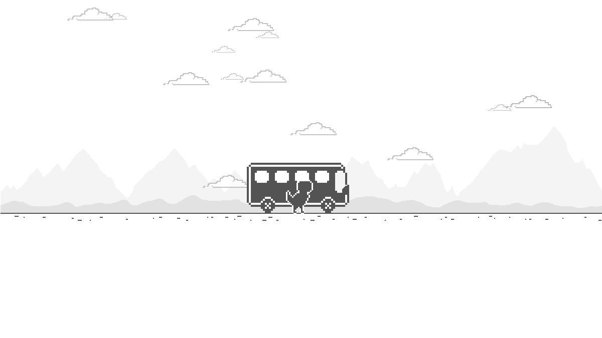Dino Bus (Chrome's T-Rex Runner VS. Desert Bus) (itch) - кадр 3