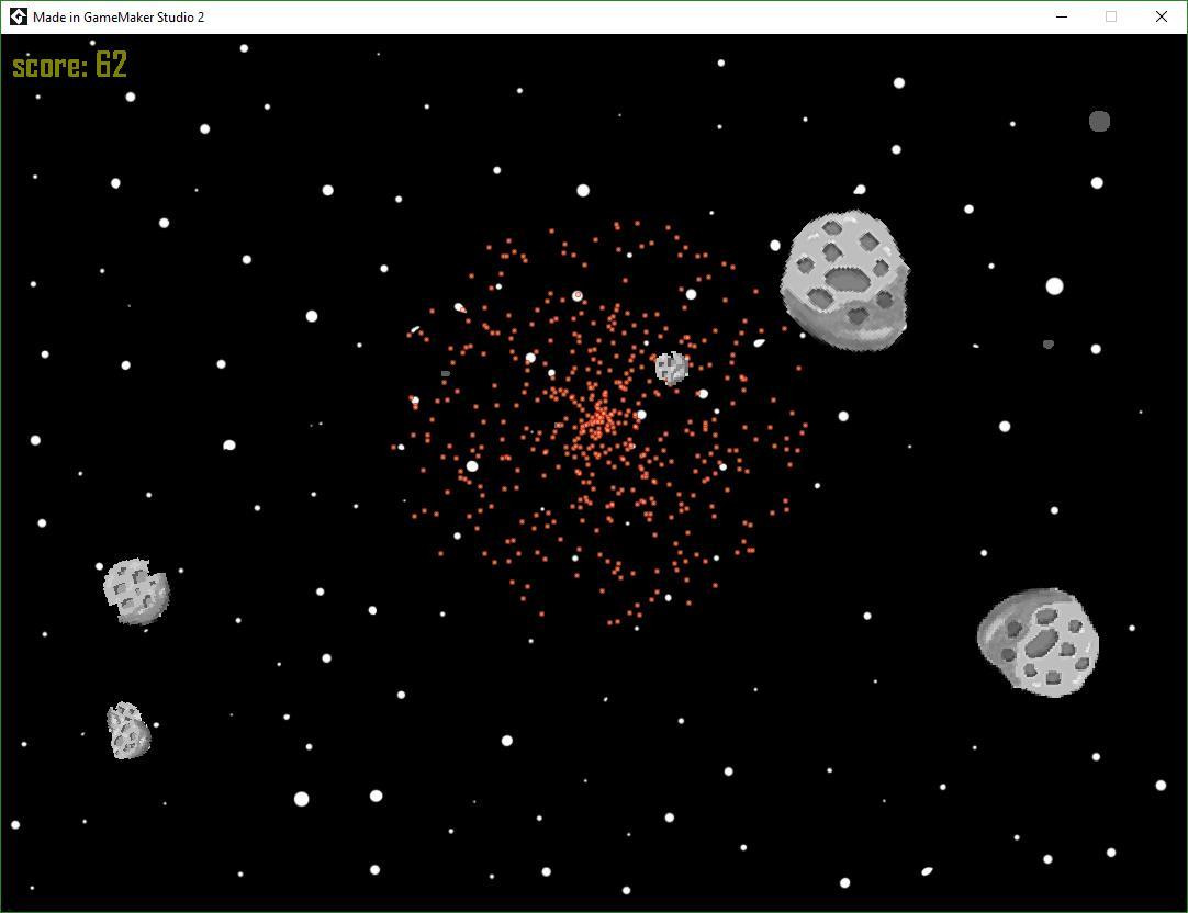 Using GMS to Make A Asteroids Clone (itch) - кадр 3