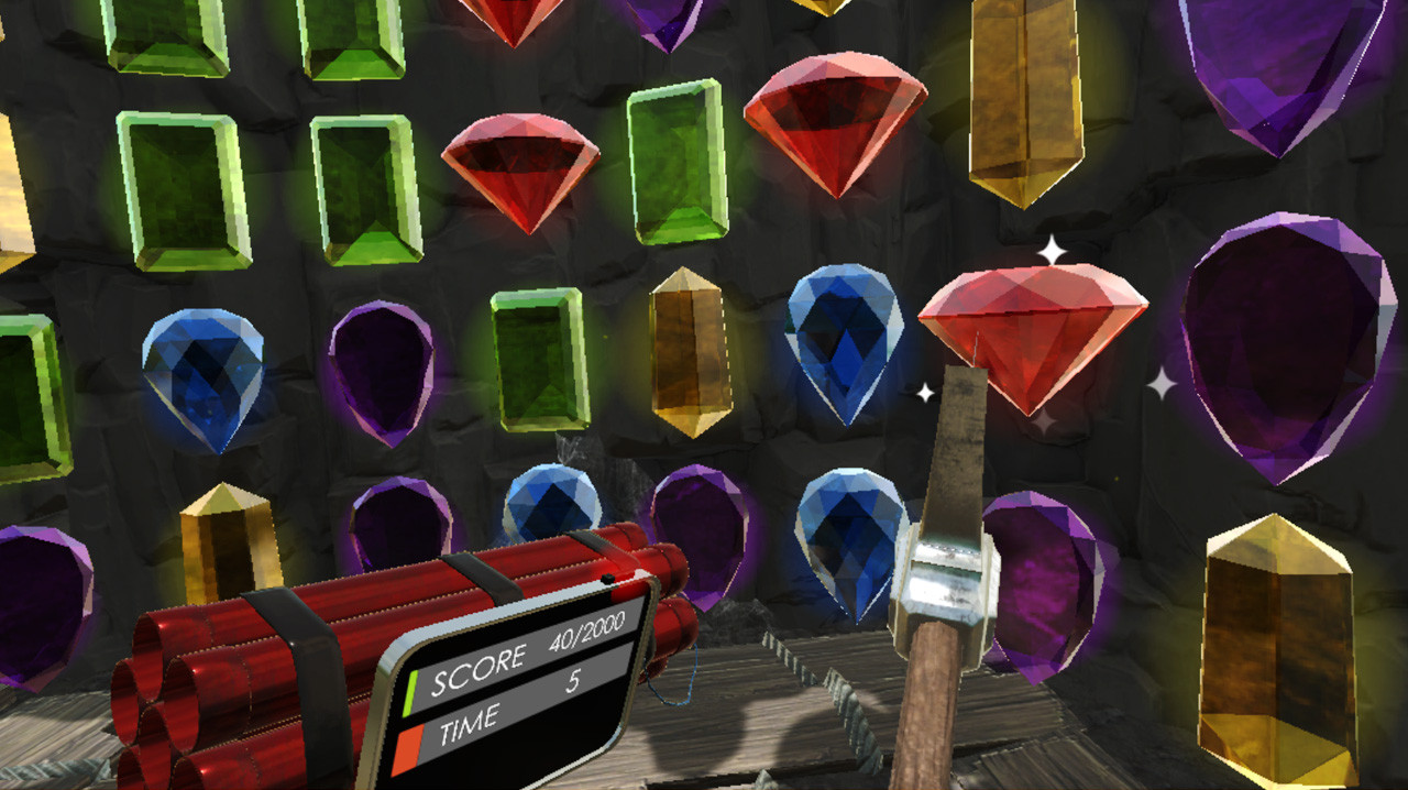 Fatal Gem VR(The First Match-3 VR Game) - кадр 3