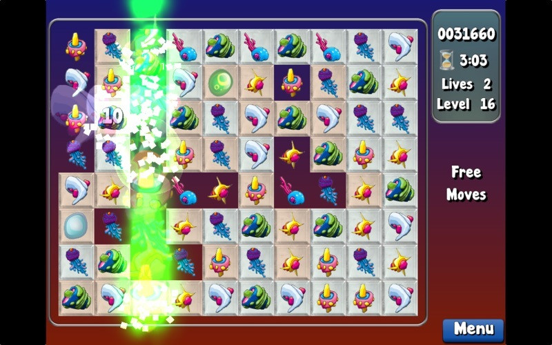 Creatures Match-3 - кадр 2