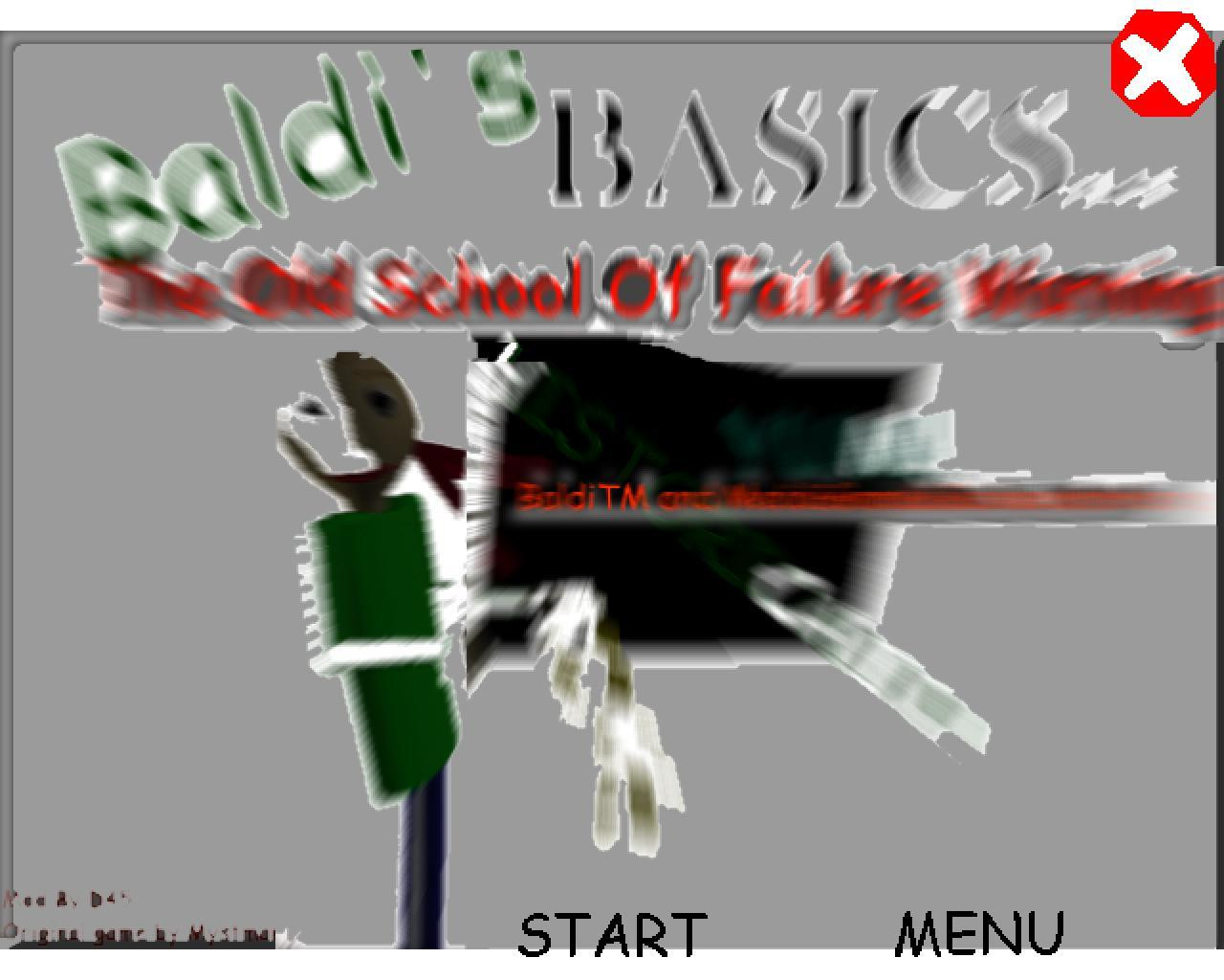 Baldi's Basics The Old School Of Failure Warning (itch) - кадр 4