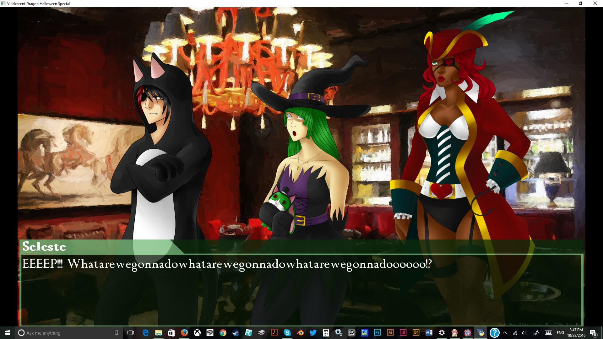 Viridescent Dragon: Halloween Special (itch) - кадр 4