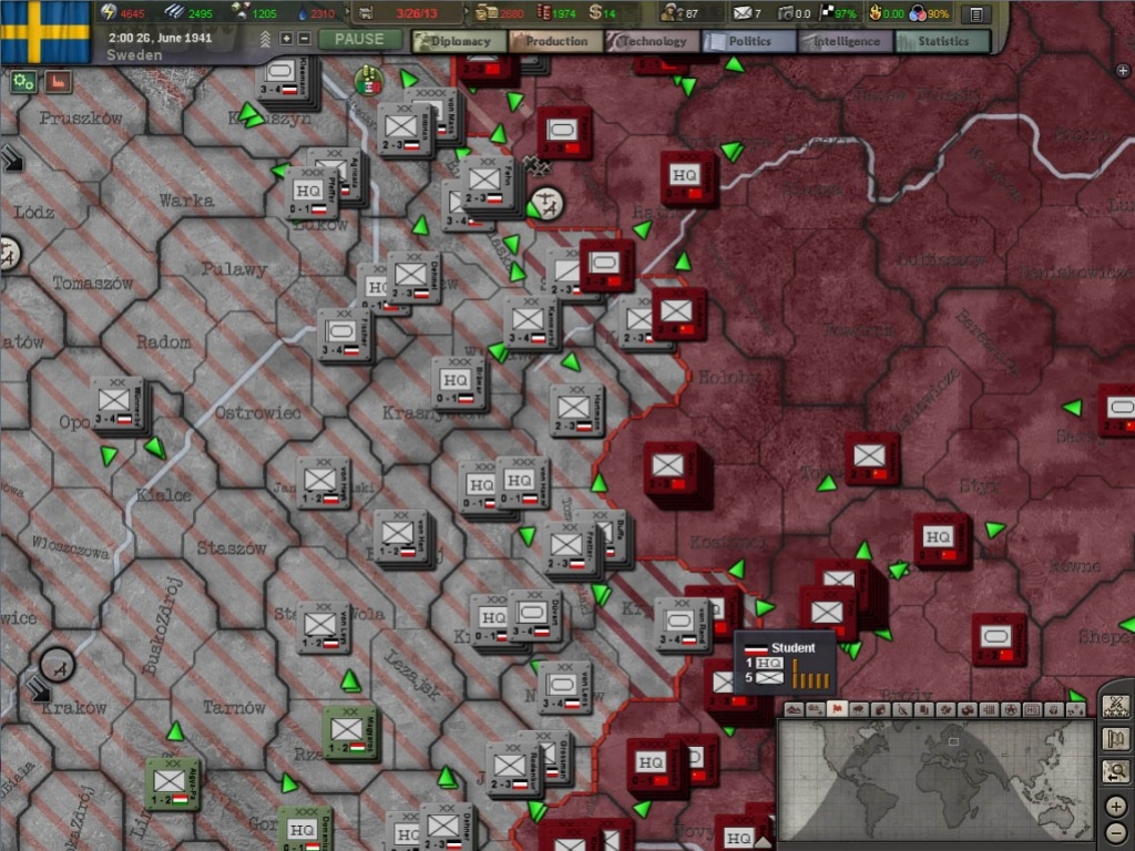 Hearts of Iron 3: Semper Fi - кадр 7